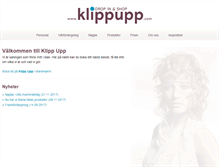 Tablet Screenshot of klippupp.com